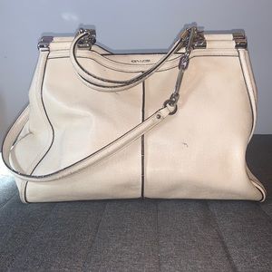 👜 COACH | Coach Madison Textured Leather Caroline Satchel